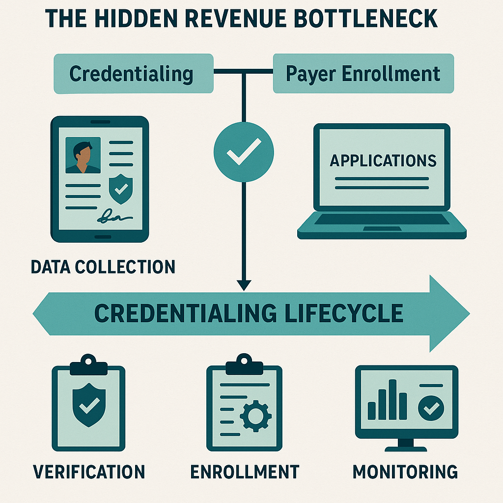Credentialing and Payer Enrollment: The Hidden Revenue Bottleneck